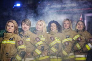 Kobieca drużyna pożarnicza przy OSP w Skalbmierzu / Fot. OSP Skalbmierz