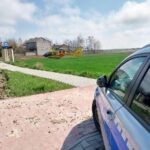 11.04.2023. Balbinów. Wypadek na DK74 / źródło: KPP Opatów