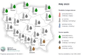 Źródło: IMGW-PIB 09.04.2023