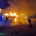 18.04.2023. Majków. Pożar / Fot. PSP Skarżysko