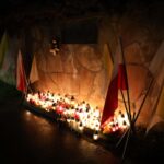 02.04.2023. Sandomierz. Czuwanie modlitewne w dniu śmierci Jana Pawła II / Fot. ks. Grzegorz Słodkowski