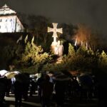 02.04.2023. Sandomierz. Czuwanie modlitewne w dniu śmierci Jana Pawła II / Fot. ks. Grzegorz Słodkowski