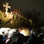 02.04.2023. Sandomierz. Czuwanie modlitewne w dniu śmierci Jana Pawła II / Fot. ks. Grzegorz Słodkowski