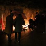 02.04.2023. Sandomierz. Czuwanie modlitewne w dniu śmierci Jana Pawła II / Fot. ks. Grzegorz Słodkowski