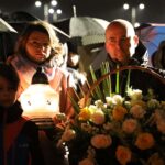 02.04.2023. Sandomierz. Czuwanie modlitewne w dniu śmierci Jana Pawła II / Fot. ks. Grzegorz Słodkowski