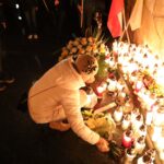 02.04.2023. Sandomierz. Czuwanie modlitewne w dniu śmierci Jana Pawła II / Fot. ks. Grzegorz Słodkowski