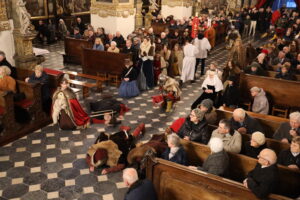 09.04.2023. Sandomierz. Katedra. Rezurekcja / Fot. Grażyna Szlęzak - Radio Kielce