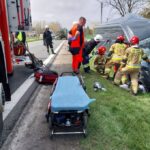 11.04.2023. Balbinów. Wypadek na DK74 / źródło: KPP Opatów