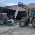 21.04.2023. Janików. Ciągnik przygniótł 54-letniego mężczyznę / Fot. OSP Ożarów