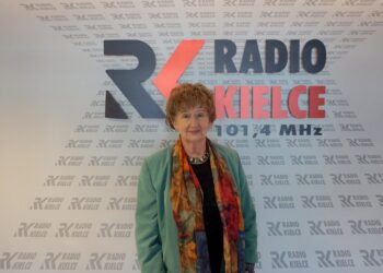 16.04.2023. Radio Kielce. Spodziewany Gość. Na zdjęciu: Danuta Żbikowska / Fot. Piotr Kwaśniewski
