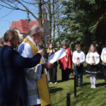 21.04.2023. Łopuszno. Uroczystości katyńskie. / Fot. Szkoła Podstawowa im. Jana Pawła II w Łopusznie
