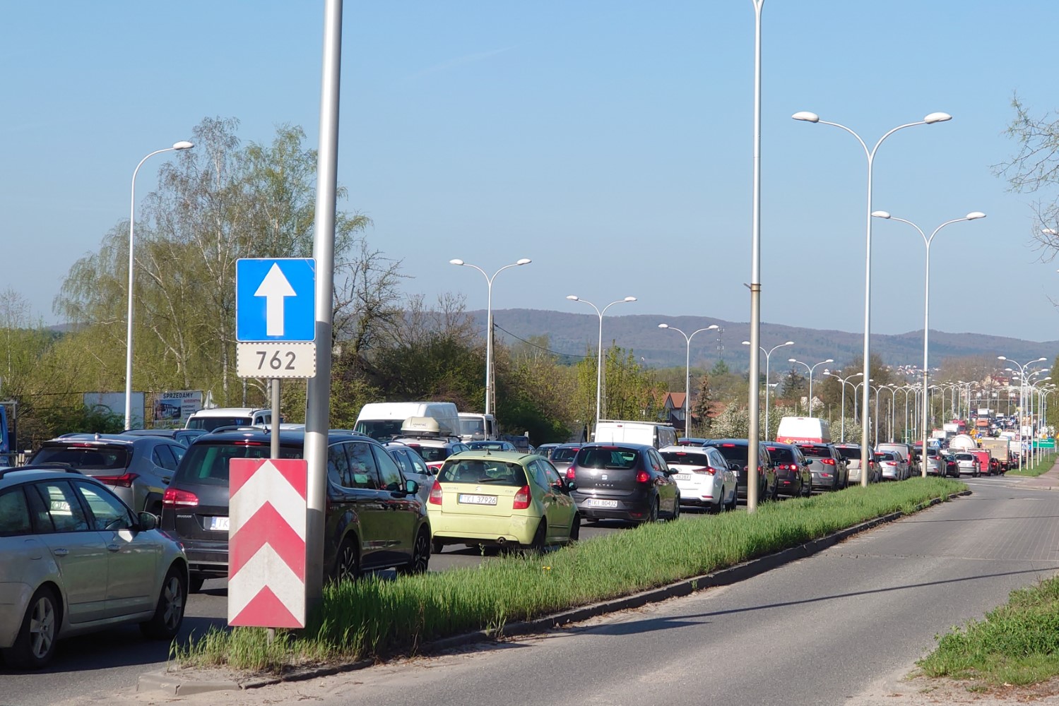 Zakorkowana Krakowska. realizowane są prace na wiadukcie