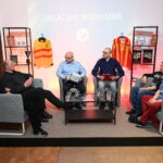 „50 lat jak jeden dzień”. Na zdjęciu (od lewej) Jerzy Marzec, Jan Majdzik, Rafał Szymczyk – Radio Kielce, Damian Wysocki – Radio eM Kielce, Paweł Wolicki, Andrzej Jung / Fot. organizatorzy