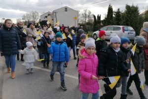05.04.2023. Oleśnica. Marsz Świętości Jana Pawła II / Fot. Marta Gajda-Kruk - Radio Kielce