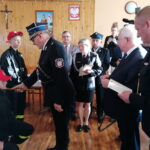 22.04.2023. Wiślica. Ślubowanie wstępujących do Młodzieżowej Drużyny Pożarniczej. / Fot. Marta Gajda-Kruk - Radio Kielce