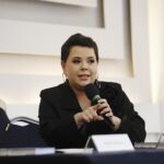 21.04.2023. Warszawa. Promocja książki Żakliny Skowrońskiej. Na zdjęciu Żaklina Skowrońska. / Fot. Jarosław Kubalski - Radio Kielce