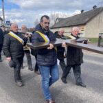 01.04.2023. Sandomierz. Droga Krzyżowa. / Fot. Grażyna Szlęzak - Radio Kielce