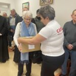 05.04.2023. Sandomierz. Żywność na święta od Caritas Diecezji Sandomierskiej. / Fot. Grażyna Szlęzak - Radio Kielce