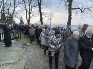 09.04.2023. Sandomierz. Katedra. Rezurekcja / Fot. Grażyna Szlęzak - Radio Kielce