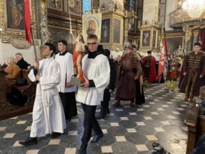 09.04.2023. Sandomierz. Katedra. Rezurekcja / Fot. Grażyna Szlęzak - Radio Kielce