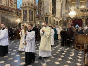 09.04.2023. Sandomierz. Katedra. Rezurekcja / Fot. Grażyna Szlęzak - Radio Kielce