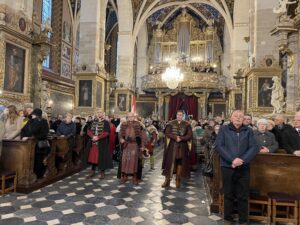 09.04.2023. Sandomierz. Katedra. Rezurekcja / Fot. Grażyna Szlęzak - Radio Kielce