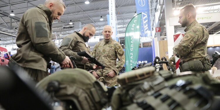 25.04.2023. Kielce. Targi POLSECURE / Fot. Wiktor Taszłow - Radio Kielce