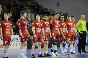 02.04.2023. Kielce. Mecz Industria Kielce – KPR Arged Ostrovia Ostrów Wielkopolski / Fot. Wiktor Taszłow - Radio Kielce