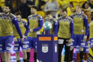 02.04.2023. Kielce. Mecz Industria Kielce – KPR Arged Ostrovia Ostrów Wielkopolski / Fot. Wiktor Taszłow - Radio Kielce