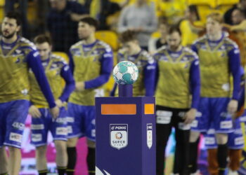 02.04.2023. Kielce. Mecz Industria Kielce – KPR Arged Ostrovia Ostrów Wielkopolski / Fot. Wiktor Taszłow - Radio Kielce