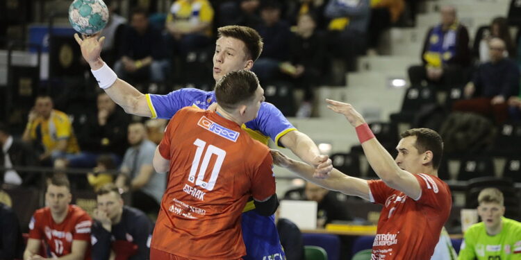 02.04.2023. Kielce. Mecz Industria Kielce – KPR Arged Ostrovia Ostrów Wielkopolski / Fot. Wiktor Taszłow - Radio Kielce