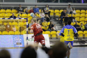 02.04.2023. Kielce. Mecz Industria Kielce – KPR Arged Ostrovia Ostrów Wielkopolski / Fot. Wiktor Taszłow - Radio Kielce