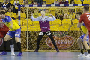 02.04.2023. Kielce. Mecz Industria Kielce – KPR Arged Ostrovia Ostrów Wielkopolski / Fot. Wiktor Taszłow - Radio Kielce