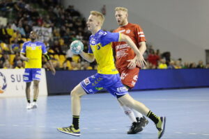 02.04.2023. Kielce. Mecz Industria Kielce – KPR Arged Ostrovia Ostrów Wielkopolski / Fot. Wiktor Taszłow - Radio Kielce