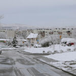 03.04.2023. Kielce. Śnieg w stolicy województwa / Fot. Wiktor Taszłow - Radio Kielce