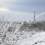 03.04.2023. Kielce. Śnieg w stolicy województwa / Fot. Wiktor Taszłow - Radio Kielce
