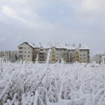 03.04.2023. Kielce. Śnieg w stolicy województwa / Fot. Wiktor Taszłow - Radio Kielce