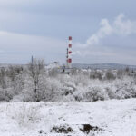 03.04.2023. Kielce. Śnieg w stolicy województwa / Fot. Wiktor Taszłow - Radio Kielce