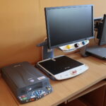 Kielce. Miejska Biblioteka Publiczna. Sprzęt przeznaczony dla osób słabowidzących i niewidomych. Na zdjęciu multilektor SARA / Fot. Wiktor Taszłow – Radio Kielce