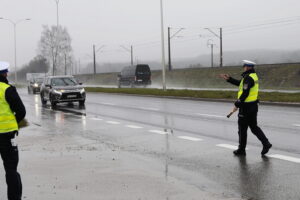 07.04.2023. Kielce. Policyjna akcja „Wielkanoc 2023” / Fot. Wiktor Taszłow - Radio Kielce