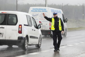 07.04.2023. Kielce. Policyjna akcja „Wielkanoc 2023” / Fot. Wiktor Taszłow - Radio Kielce