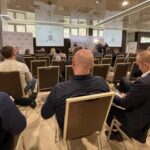 19.04.2023. Cedzyna. Konferencja, podczas której dyskutowano o szansach i możliwości rozwoju przedsiębiorstw z regionu / Fot. Michał Kita - Radio Kielce