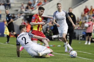 23.04.2023. Kielce. Mecz Korona Kielce - Zagłębie Lubin. / Fot. Jarosław Kubalski - Radio Kielce