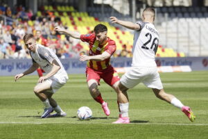 23.04.2023. Kielce. Mecz Korona Kielce - Zagłębie Lubin. / Fot. Jarosław Kubalski - Radio Kielce