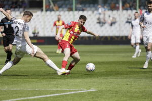 23.04.2023. Kielce. Mecz Korona Kielce - Zagłębie Lubin. / Fot. Jarosław Kubalski - Radio Kielce