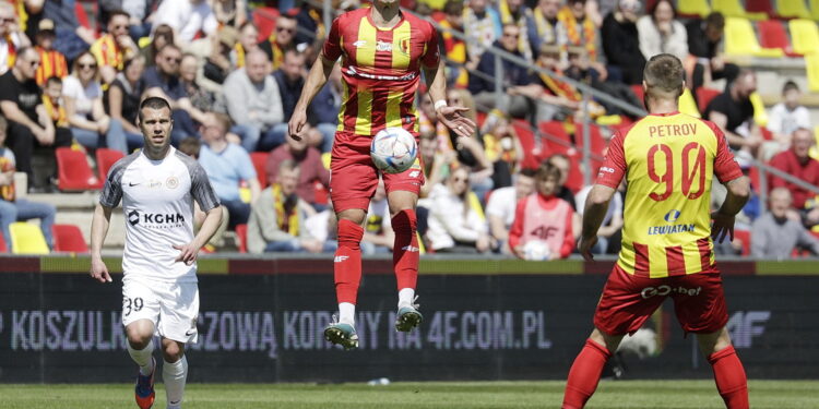 23.04.2023. Kielce. Mecz Korona Kielce - Zagłębie Lubin. / Fot. Jarosław Kubalski - Radio Kielce