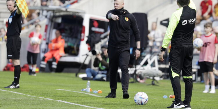 23.04.2023. Kielce. Mecz Korona Kielce - Zagłębie Lubin. / Fot. Jarosław Kubalski - Radio Kielce