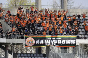 23.04.2023. Kielce. Mecz Korona Kielce - Zagłębie Lubin. / Fot. Jarosław Kubalski - Radio Kielce