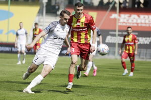 23.04.2023. Kielce. Mecz Korona Kielce - Zagłębie Lubin. / Fot. Jarosław Kubalski - Radio Kielce