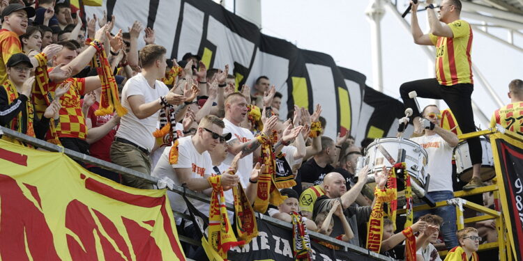 23.04.2023. Kielce. Mecz Korona Kielce - Zagłębie Lubin. / Fot. Jarosław Kubalski - Radio Kielce